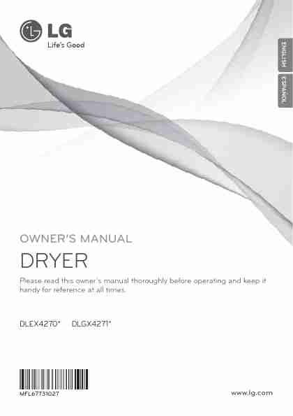 LG Electronics Clothes Dryer DLGX4271W-page_pdf